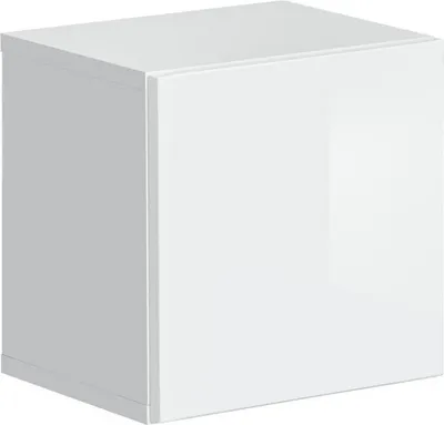 Produktbild von Hängeschrank RIONATA 5 weiß 30x30x25 cm mit Push-to-Open, Korpus matt, Tür Hochglanz