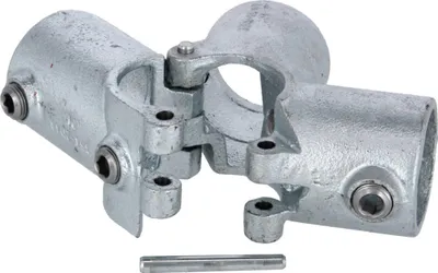 Produktbild von Rohrverbinder 4-fach Kreuzverbinder klappbar1 1/2" (48,3 mm), 90° - Durchgang AVERDE