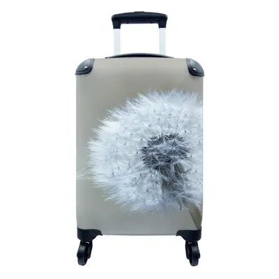 Produktbild von MuchoWow® Koffer Handgepäck Trolley Rollkoffer Kleine Reisekoffer mit 4 Rollen - Löwenzahn - Blume - Pflanze - Cabin Size < 55x40x23 cm & 55x40x20 cm - Fotokoffer - Kabinenkoffer - Boardgepäck - Reise-Box - Reisekoffer - Reisegepäck - Koffer mit Bild - Trolley für Kinder