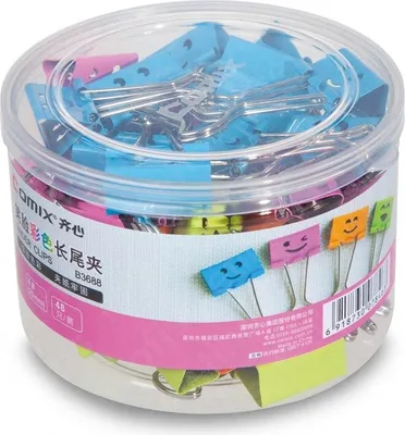 Image de Clip pour classeur Smiley 25mm B3688