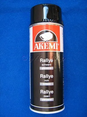 Produktbild von Akemi Rally schwarz glaenzend Farbspray vergilbungsfrei 400ml