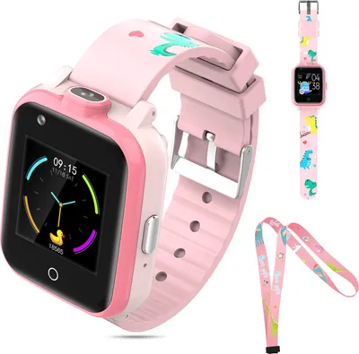Image de (Rose)Montre intelligente pour enfants filles garçons Smart Game Watch pour enfants enfants SmartWatch avec 18 jeux éducatifs