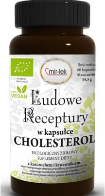 Produktbild von -KAPSELN FÜR EINEN NORMALEN CHOLESTERINSPIEGEL (60 Stück) 28,8 g – MIR-LEK (VOLKSREZEPTE)