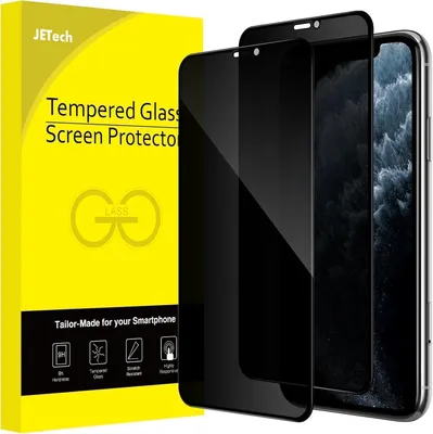 Image de JETech protection visuelle plein écran iPhone 11 Pro Max XS Max protection verre film 2 pièces