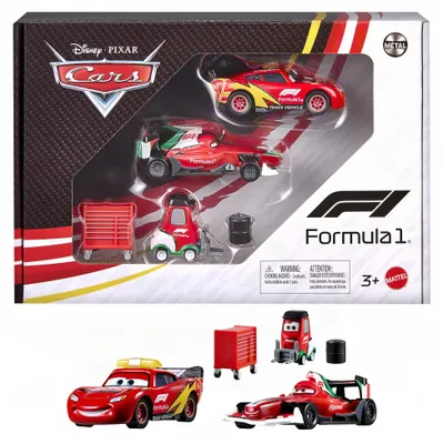Produktbild von Disney Pixar Cars JTJ08, Fahrzeug-Set, 3 Jahr(e), Kunststoff, Metall, Mehrfarbig