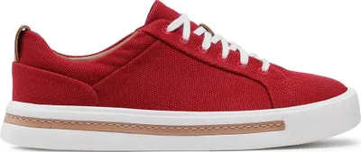 Produktbild von Clarks Un Maui Lace rot Textil Damen Turnschuhe 35,5