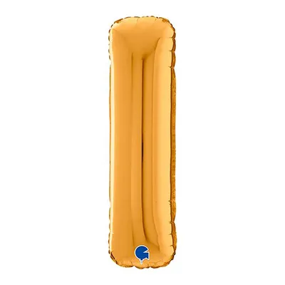 Produktbild von Folienballon Buchstabe I, 66 cm, Gold