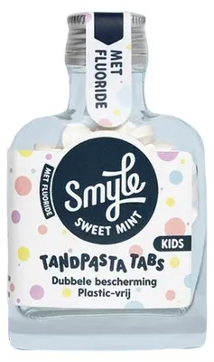 Productafbeelding van Smyle Tandpastatabletten Mint Fluoride, Kids (65 stuks)