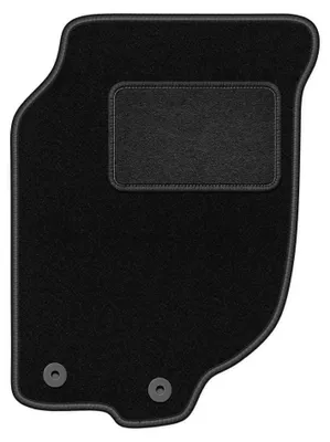 Image de Tapis conducteur en moquette pour Rover 200 2000-2005 (à hayon) – 1 pièce, noir, sur mesure – Wielganizator LUX