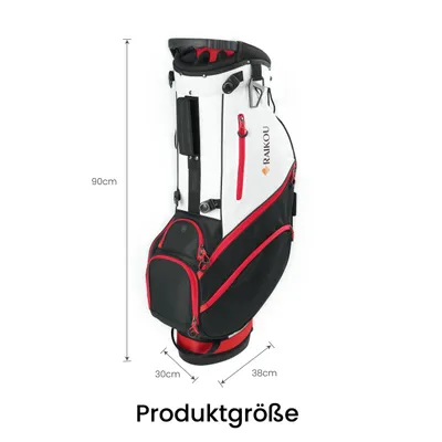 Produktbild von RAIKOU Golf Standtache mit 14 Fächern – Dein stylischer & praktischer Partner auf dem Platz