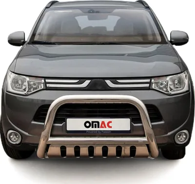 Image de Pare-Buffle Avant Pour Mitsubishi Outlander 2012-2015 Argent