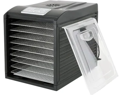 Image de Séchoir alimentaire avec 9 plateaux en acier inoxydable, 600-700 W