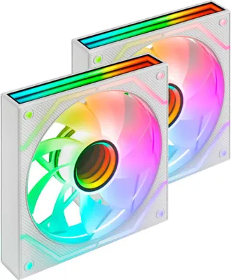 Zdjęcie produktu dla Mars Gaming MF3DPROX2RW, Wentylator, 12 cm, Biały