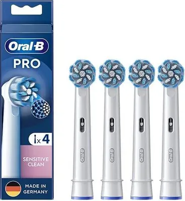 Produktbild von Oral B Pro Sensitive Clean Bürstenaufsätze Elektrische Zahnbürsten 4er Pack Pflege