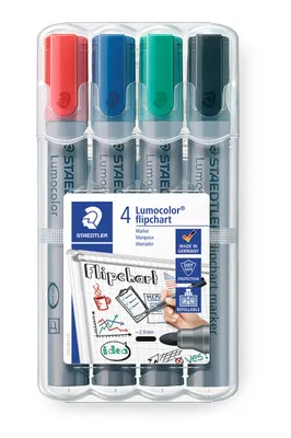 Image de STAEDTLER Flipchartmarker Lumocolor 4St Box