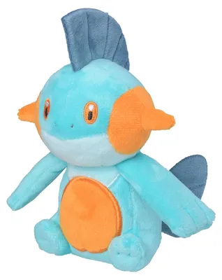 Produktbild von Pokemon Moorabbel Kuscheltier - 16 cm Plüschtier Marshtomp