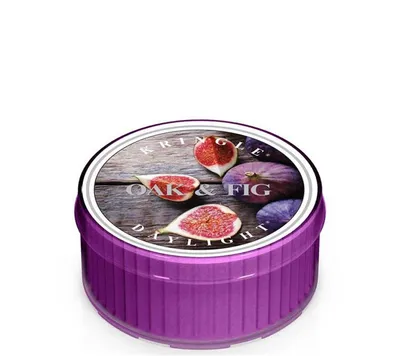 Immagine prodotto di Kringle Candle, candela profumata "Daylight", maxi-tealight, profumo di legno di quercia e fichi