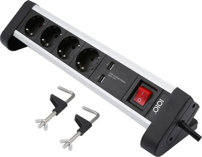 Produktbild von Olympia IOIO 4-fach Steckdosenleiste mit 2x USB "SL 2425 U"