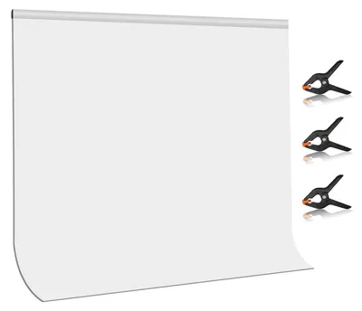 Productafbeelding van Witte Fotoachtergrond van 2 x 2 m voor Studiofotografie