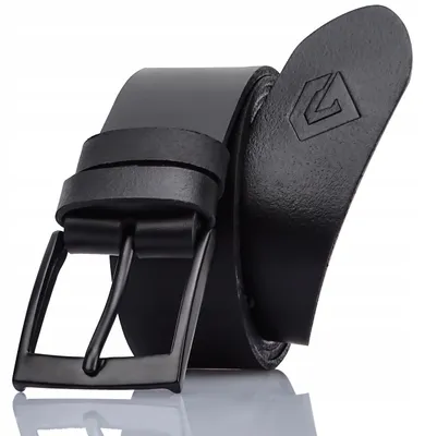 Produktbild von Gracio GT 09 Breiter Schwarzer Gürtel für Herren