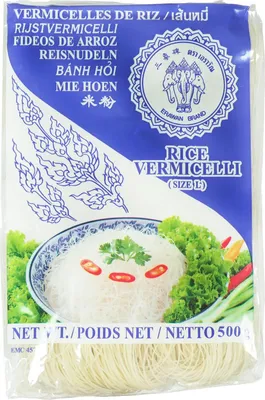 Obrázok produktu pre Ryžové rezance vlasové Vermicelli 500g ERAWAN