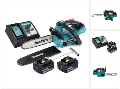 Produktbild von Makita DUC 254 RM Akku Kettensäge 18 V 25 cm Brushless + 2x Akku 4,0 Ah + Ladegerät