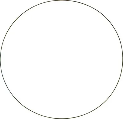Produktbild von Metallring schwarz Ø 50x0,4 cm