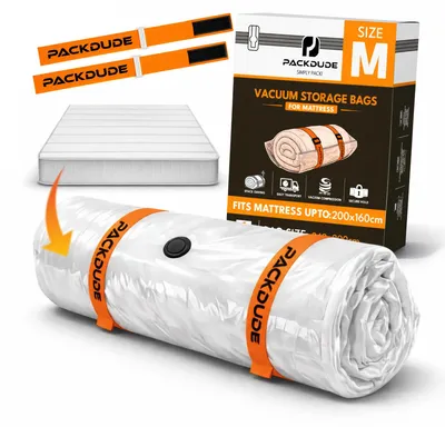 Produktbild von Vakuumbeutel Matratze Matratzenbeutel Vakuum - Bis 200 x 200 cm - Schaum, Gel und Latex - Wiederverwendbar