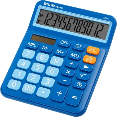 Immagine prodotto di Calcolatrice tascabile Eleven CDC-110BLE, blu