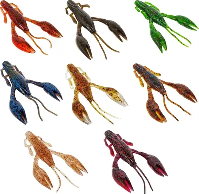 Produktbild von Seika Pro Krawallo Craw 10cm Amezari Orange Gummikrebs