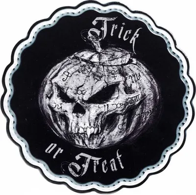 Produktbild von Untersetzer "Trick or Treat" - Halloweendekoration