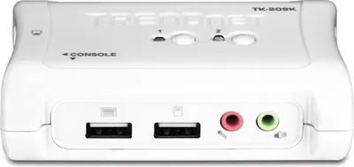 Immagine prodotto di TRENDnet KVM 2-Port USB Switch Kit mit Audio