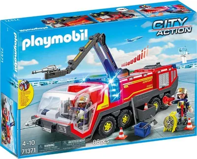 Immagine prodotto di PLAYMOBIL City Action 71371 Autopompa aeroportuale con luci e suoni