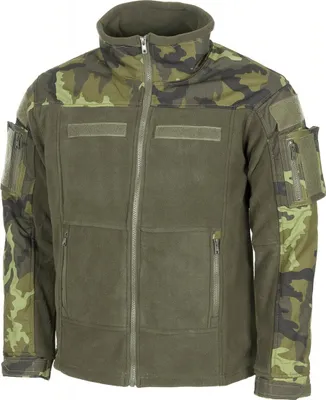 Produktbild von MFH Professional Fleece-Jacke, "Combat", M 95 CZ tarn