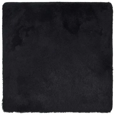 Produktbild von vidaXL Teppich Shaggy Hochflor NAVARRA Schwarz 200x200 cm Polyester