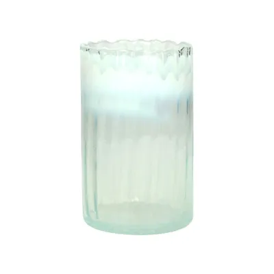 Obrázok produktu pre Pomax, svietnik na čajové sviečky, sklo, biela, priemer 12 cm, výška 19 cm