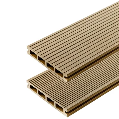 Obrázek produktu pro Standardní terasová prkna z kompozitního materiálu WPC | HONIG TEAK | Vzorek dřeva | LIDERWOOD