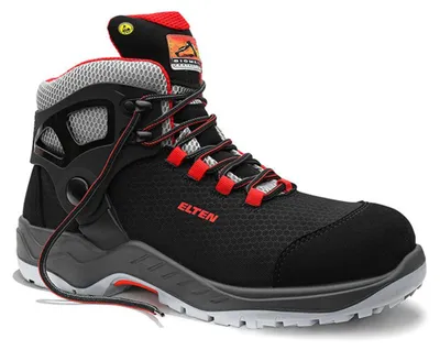Produktbild von Elten ARTURO black-red Mid ESD S3S Sicherheitsschnürstiefel 765511 45 EU