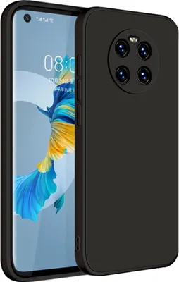 Produktbild von Huawei Mate 40 Hülle, LaimTop Slim Liquid Silikon Gel Gummi Schutzhülle für Huawei Mate 40 Schwarz