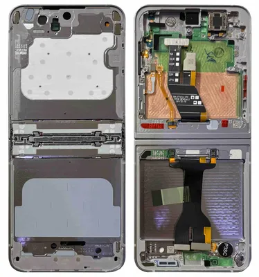 Obrázek produktu pro Samsung Středový rámeček displeje LCD pro Galaxy Z Flip6 GH82-35016A náhradní stříbrný