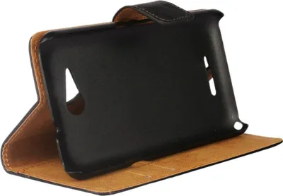 Produktbild von Schutzhülle Handytasche (Flip Quer) Wallet für Handy Sony Xperia E4G Schwarz