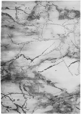 Produktbild von Teppich - Grau - 120 x 170 cm - Marmoroptik