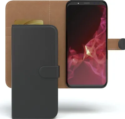 Produktbild von EAZY CASE Business Hülle für Samsung Galaxy S9 klappbar, Premium Kunstleder Handyhülle mit Kartenfach