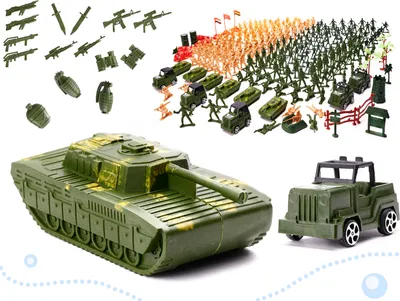 Produktbild von Aga-Militärfiguren-Set 307 Stück