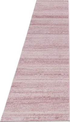 Zdjęcie produktu dla Dywan bieżnik do salonu, różowy, 80x300 cm, jednolity kolor