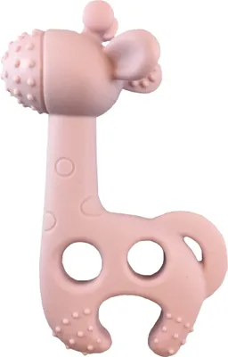 Produktbild von Beißring / Zahnungshilfe - Bite me Raff Giraffe mit Noppen : rosa Farbe: rosa