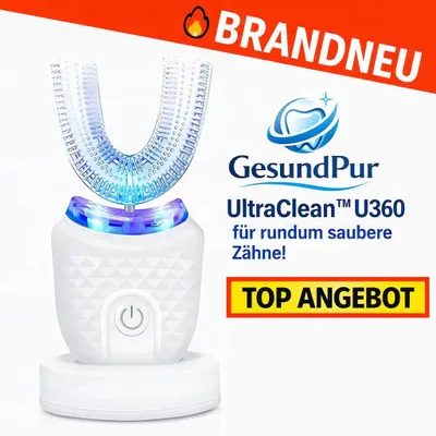 Produktbild von UltraClean™ U360 Schallzahnbürste elektrische Zahnbürste Smart Timer 4 Modi: Pastellrosa