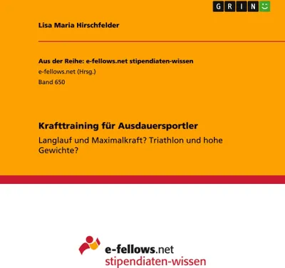 Produktbild von Krafttraining für Ausdauersportler