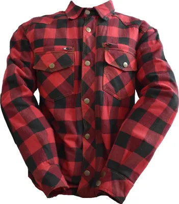 Obrázok produktu pre Bores Lumberjack bunda-košeľa čierna / červená pánska L