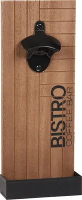 Obrázek produktu pro Nástěnný otvírák na pivo Bistro, 30 x 12 cm